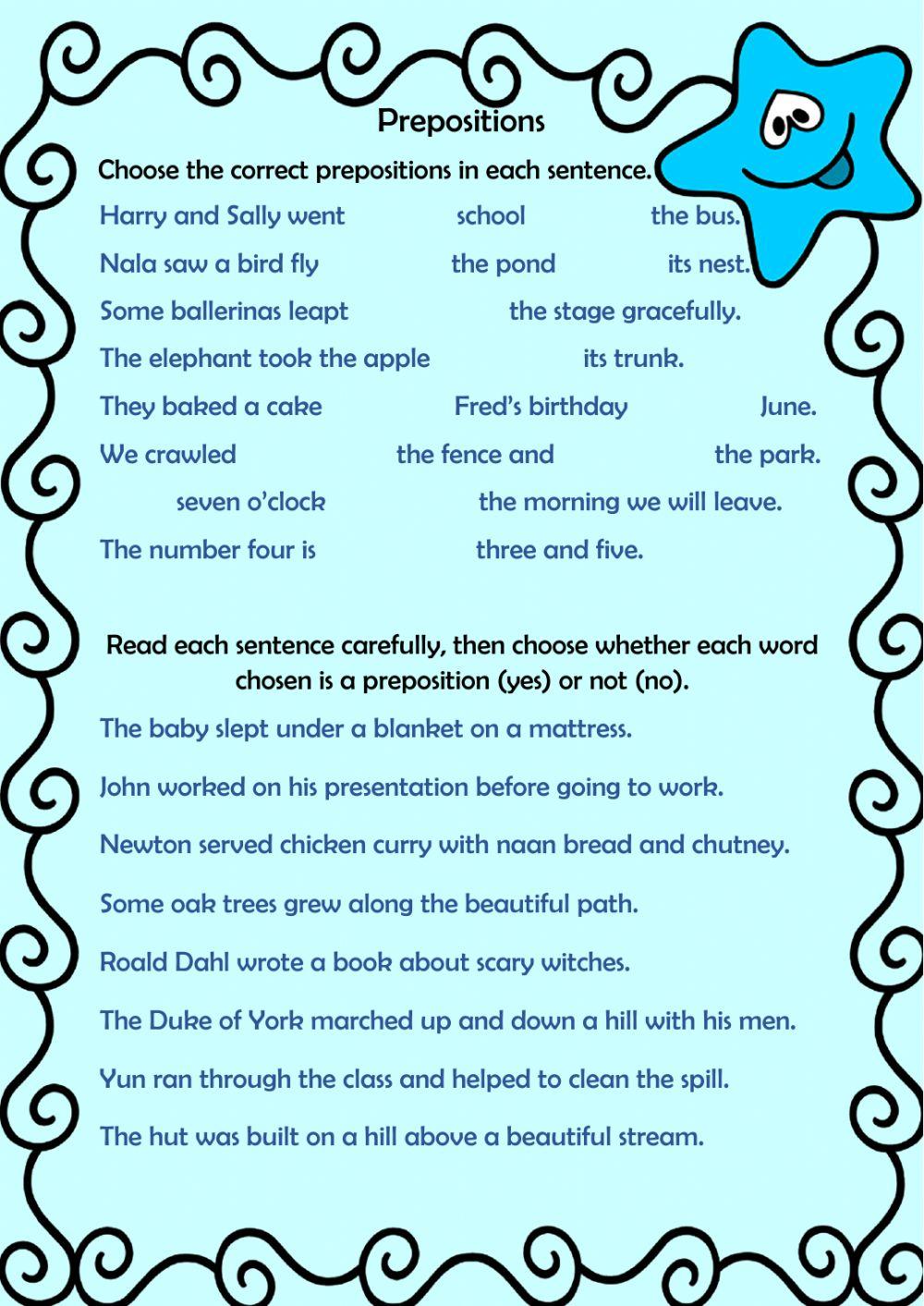 Prepositions