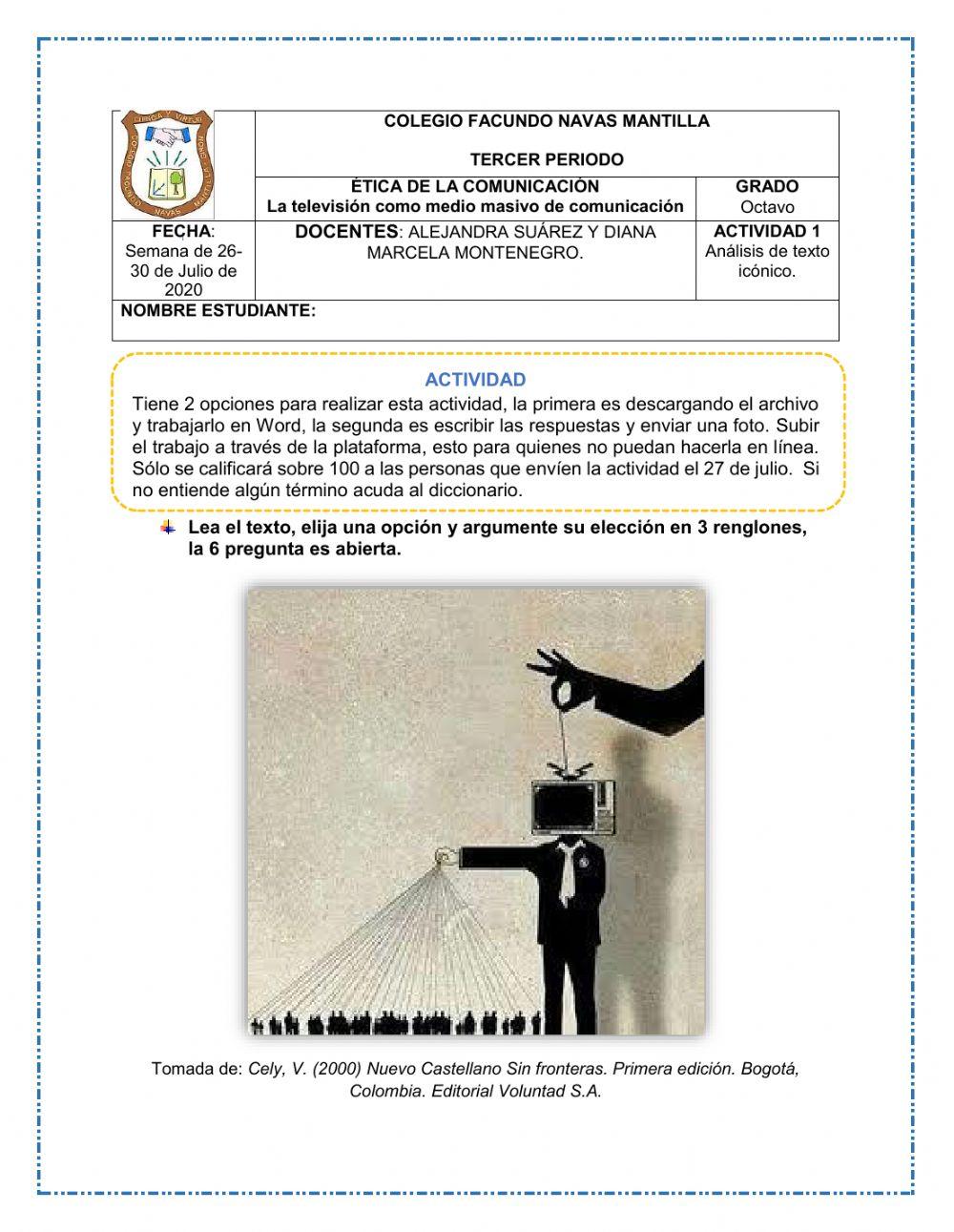 Televisión, como medio de comunicación masiva