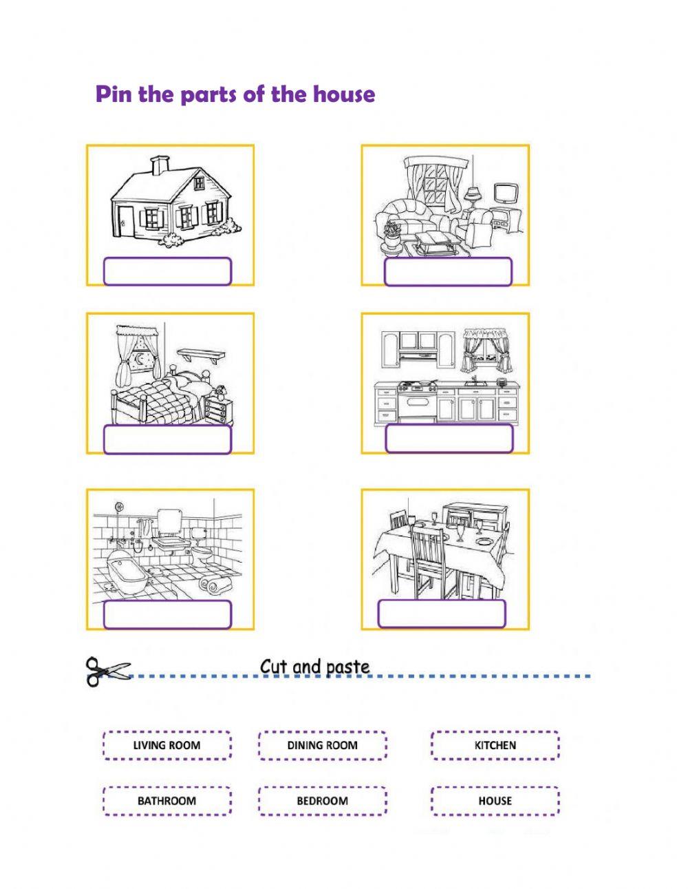 Parts of the house Kinder