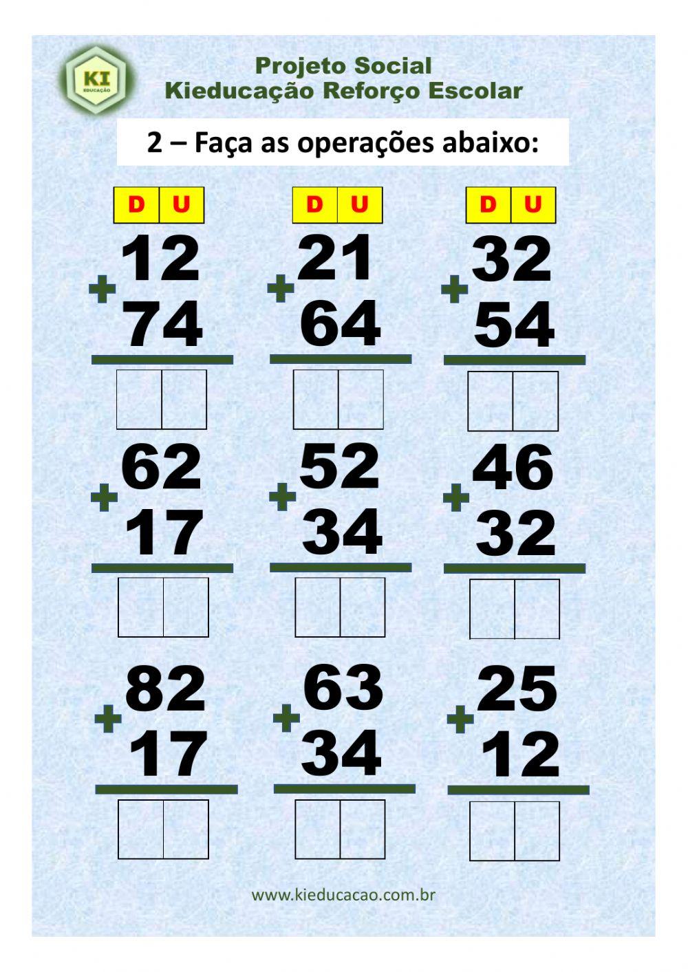Aula 01 Adição 2º ano