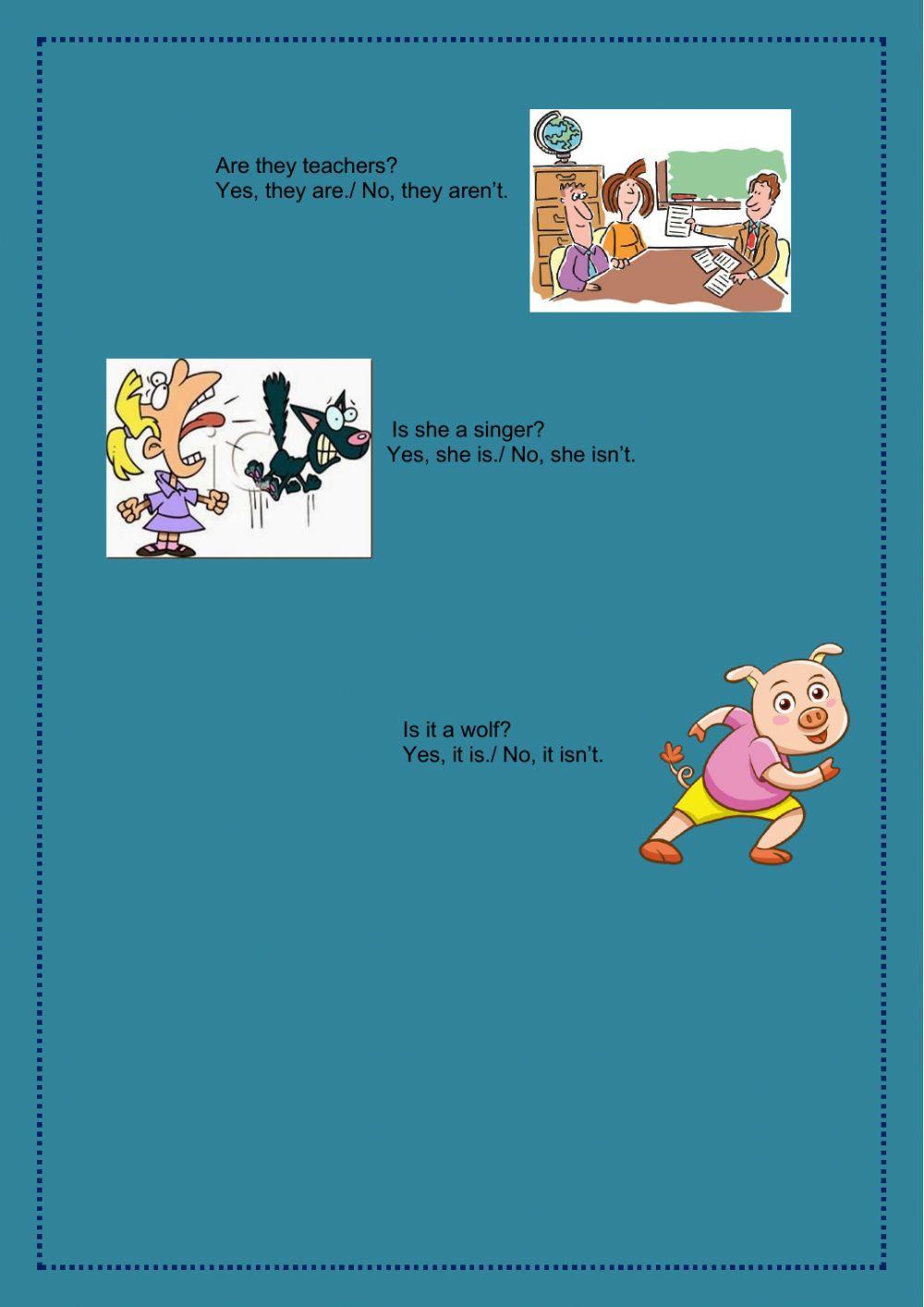 Yes or No questions verb to be