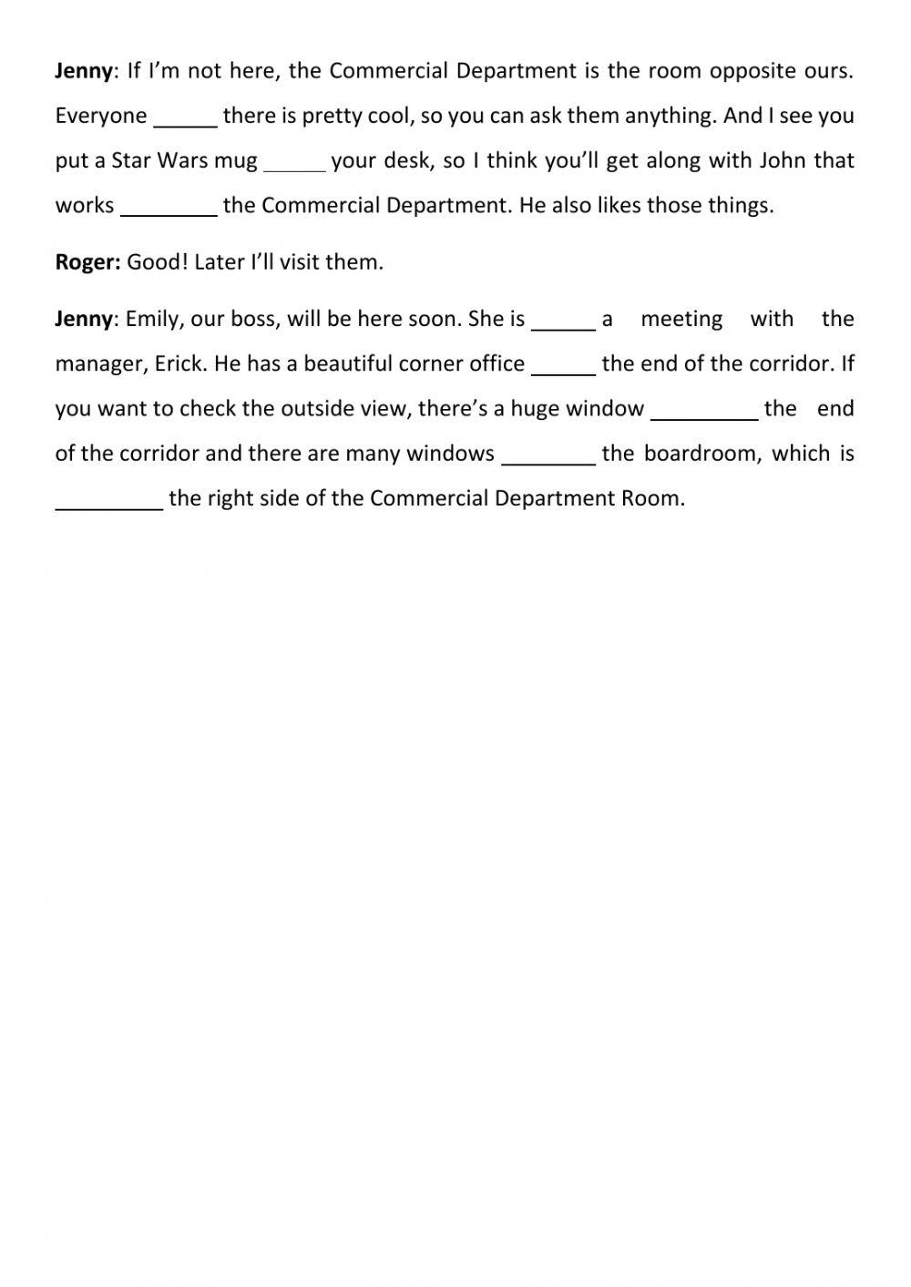 Prepositions AT, IN and ON