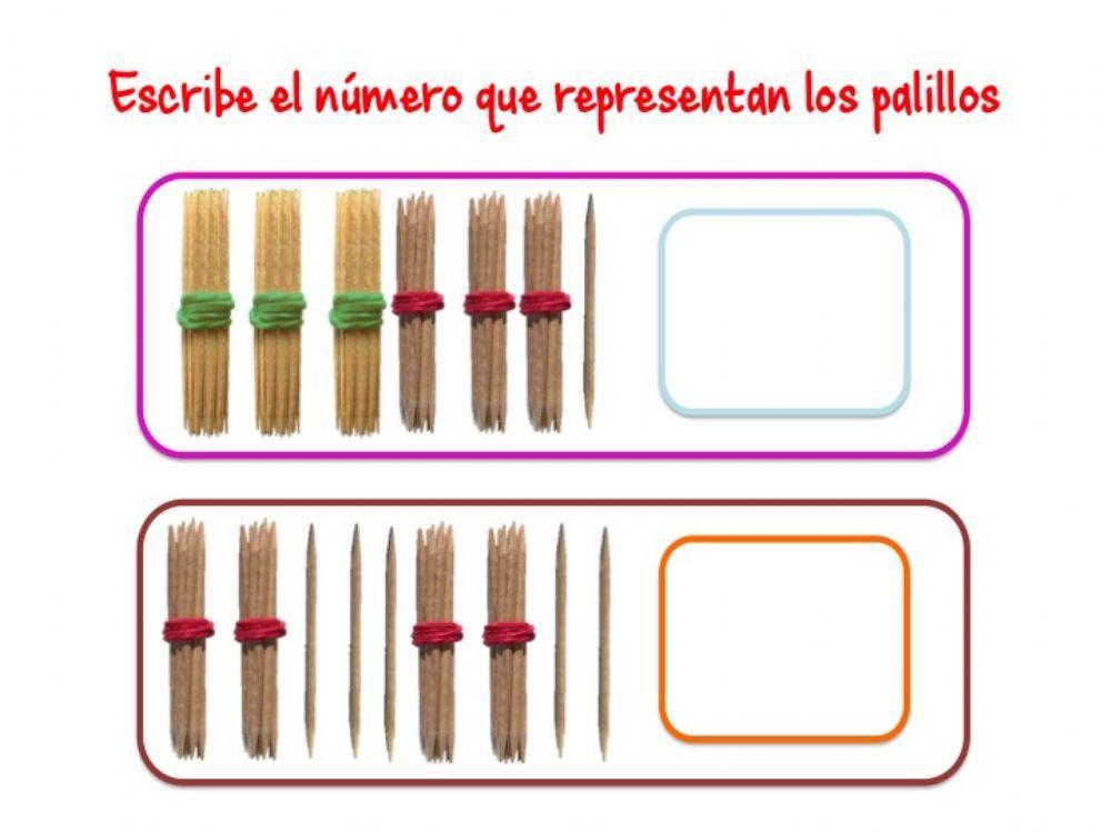 Unidades, decenas y centenas