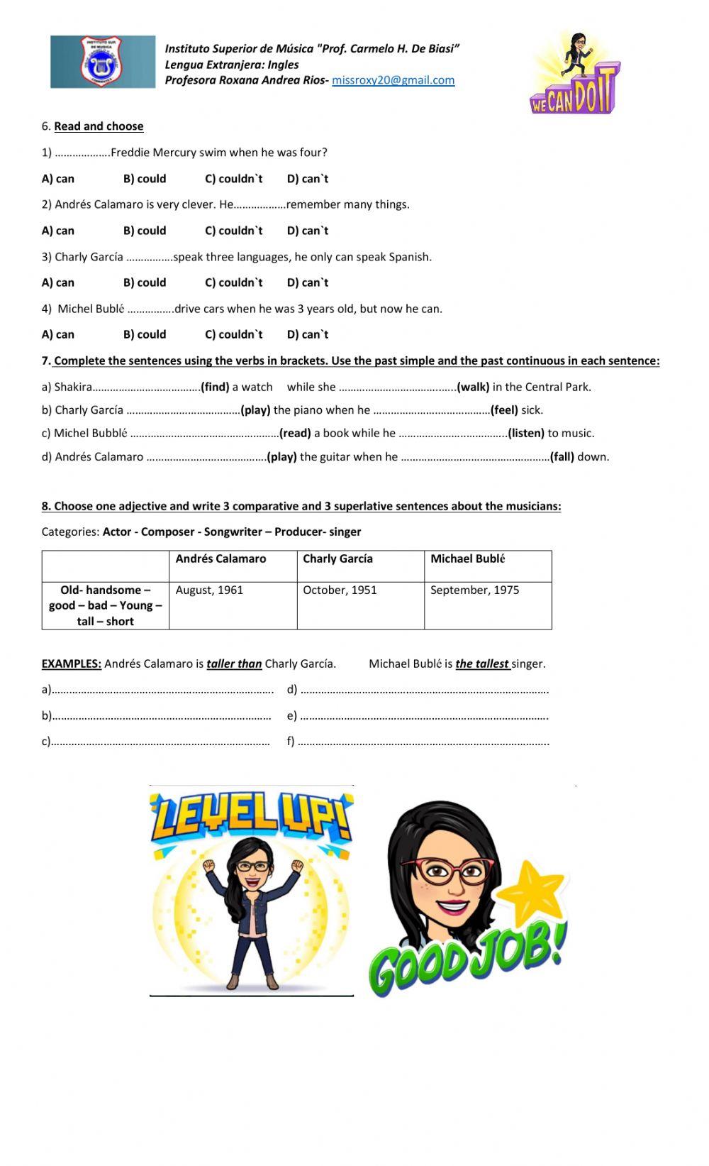 Pasado Simple y Continuo