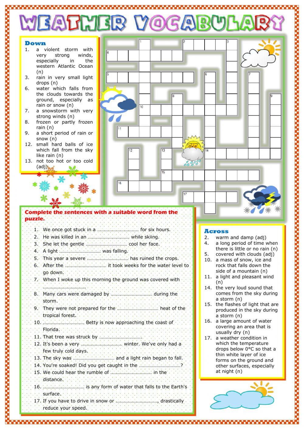 5913421 The Weather Crossword teacherdaniescobar