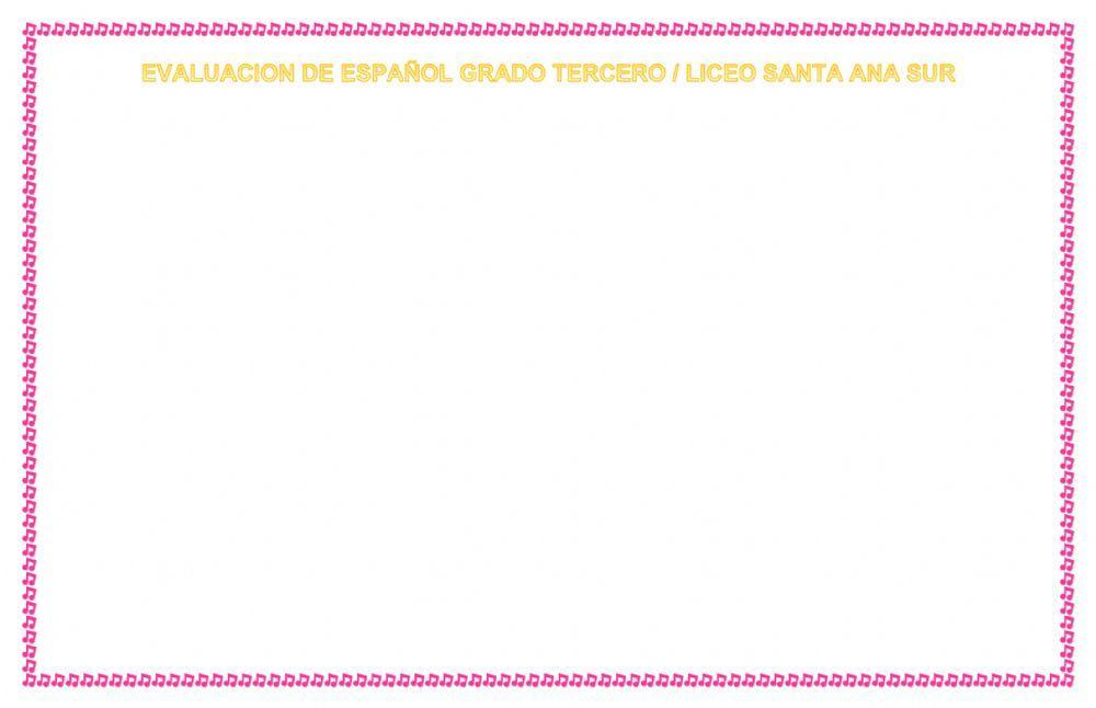 Evaluación de español : mito- fabula y leyenda