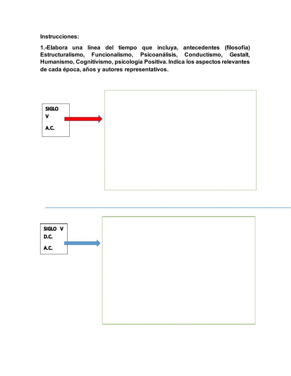 LINEA del TIEMPO Psicologia