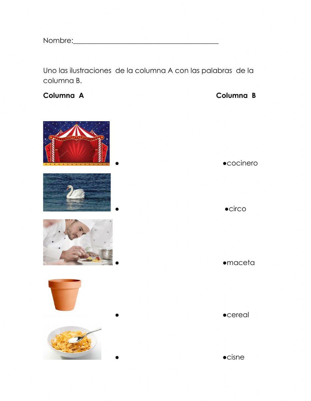 Palabras con ce - ci