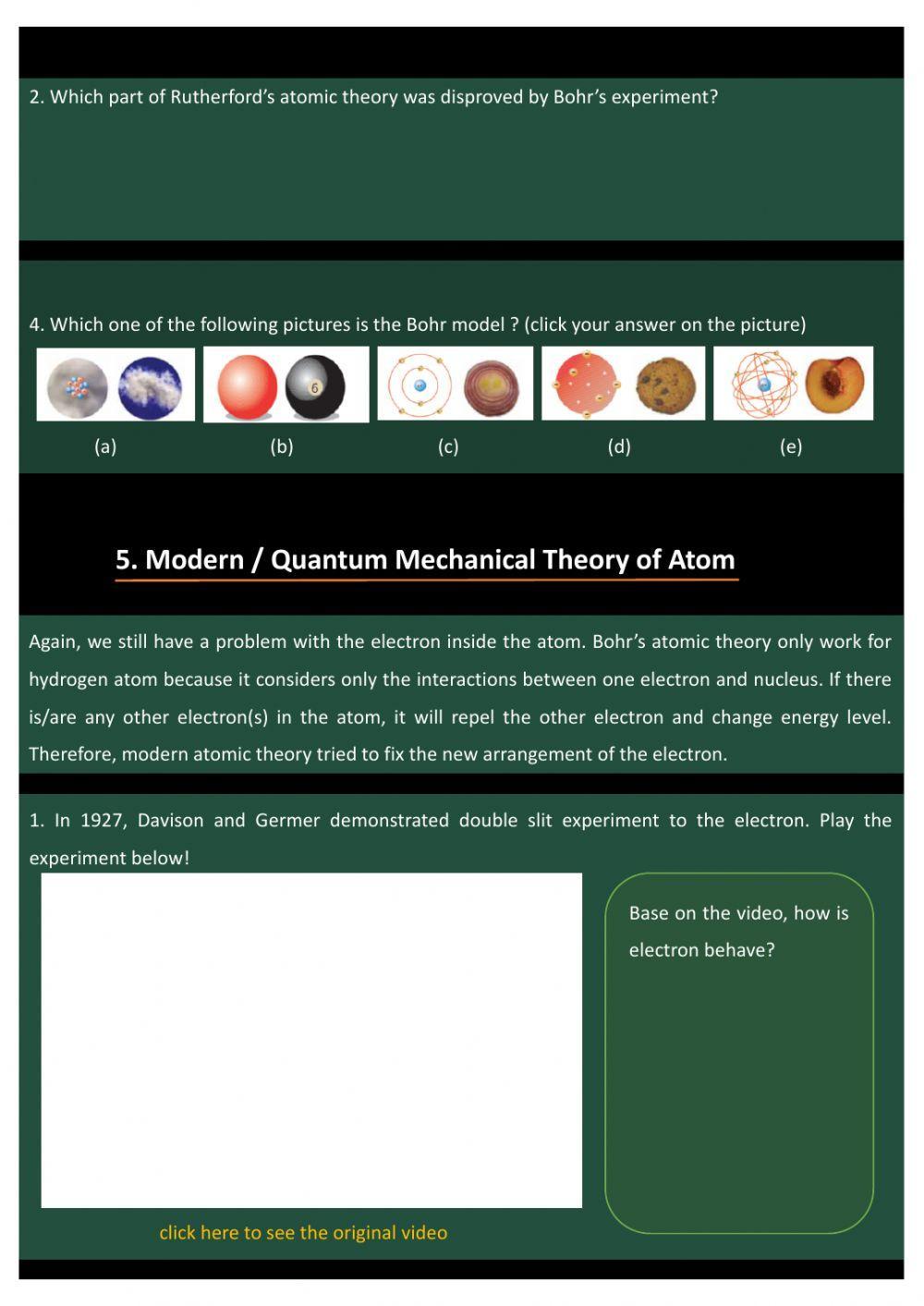 2.2 Discovering atomic structure (part 2)