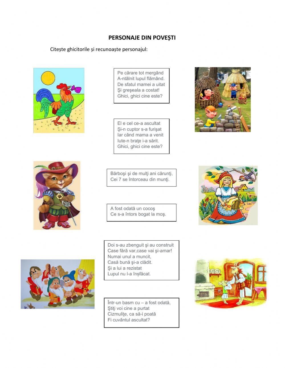 Personaje din povești