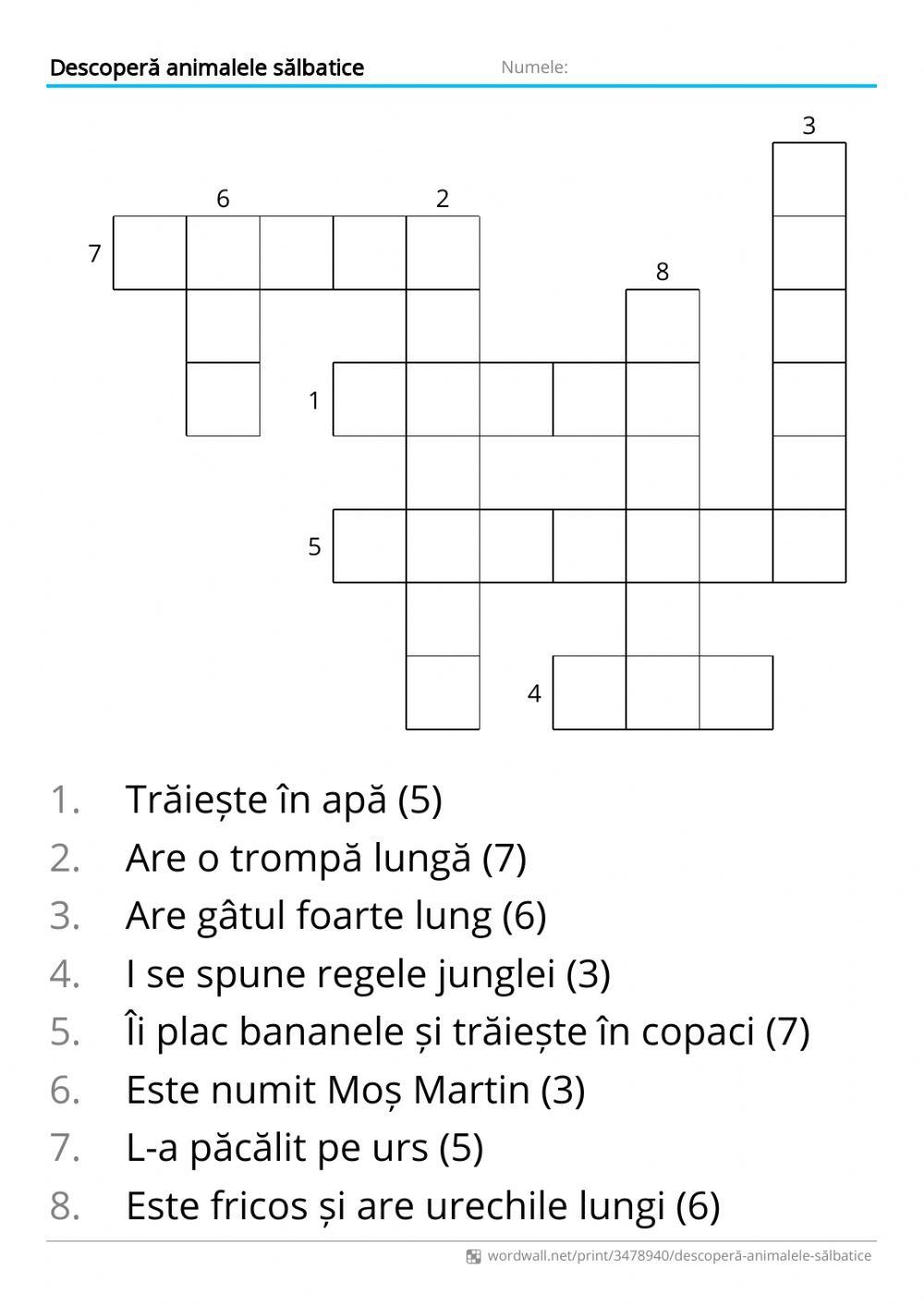 Descoperă animalele sălbatice