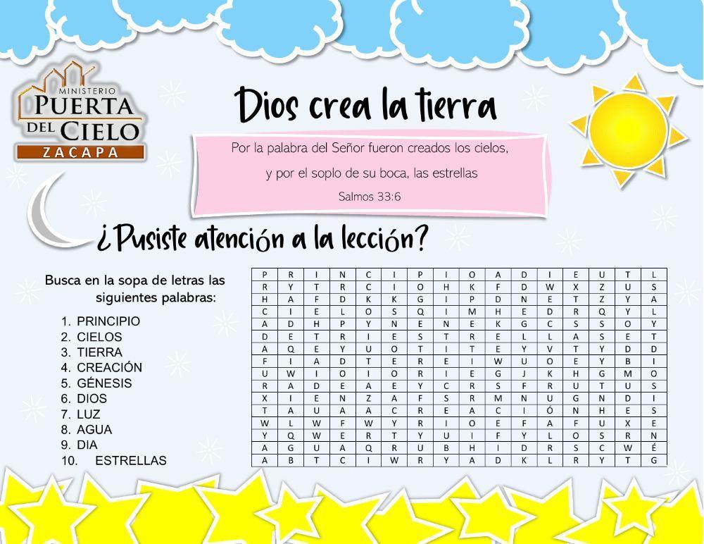 La creación de Dios