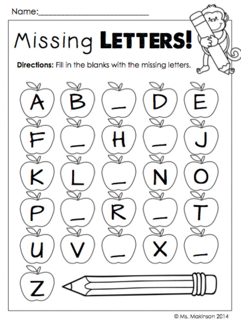 Missing alphabets