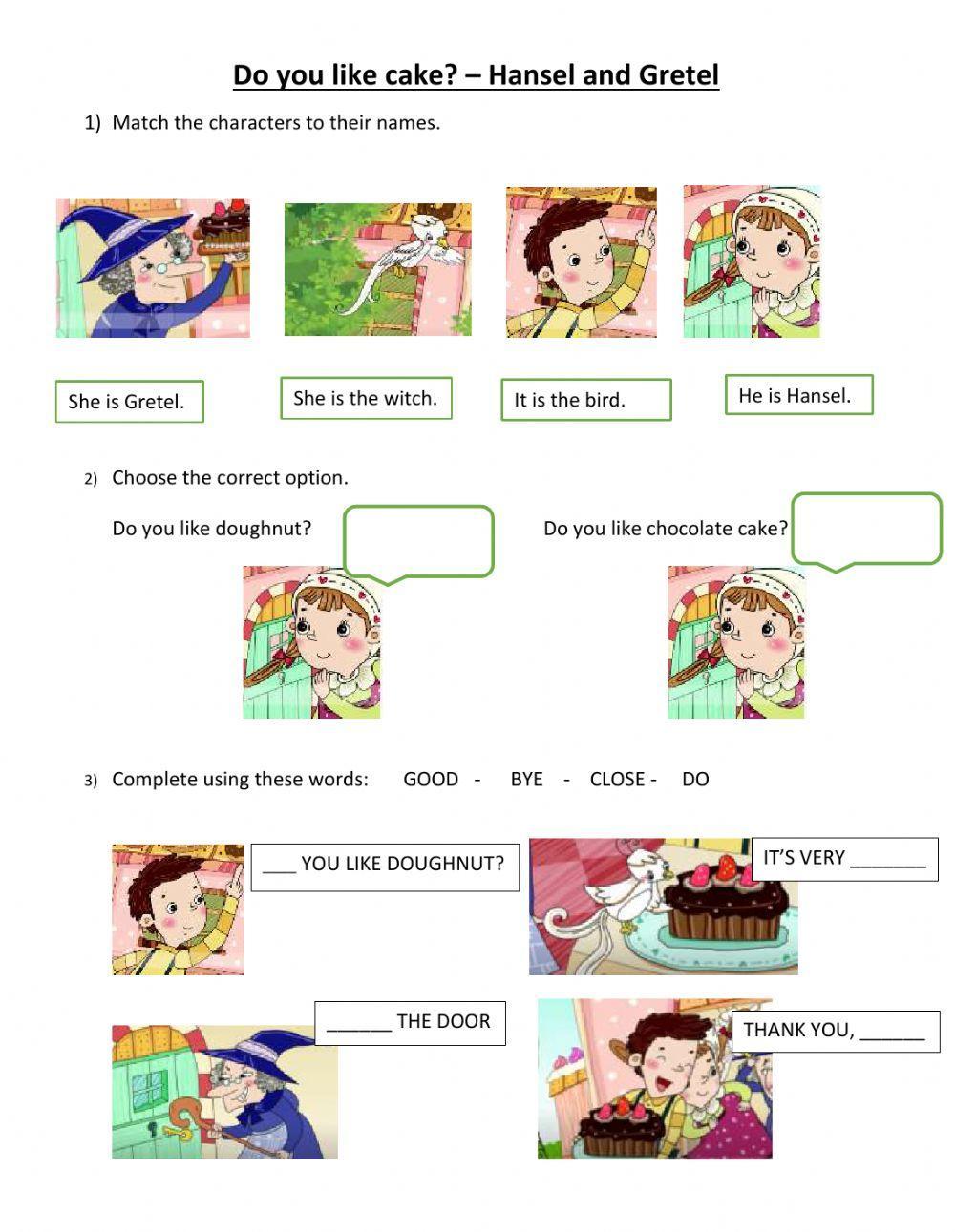 Hansel and Gretel - Do you like doughnut?