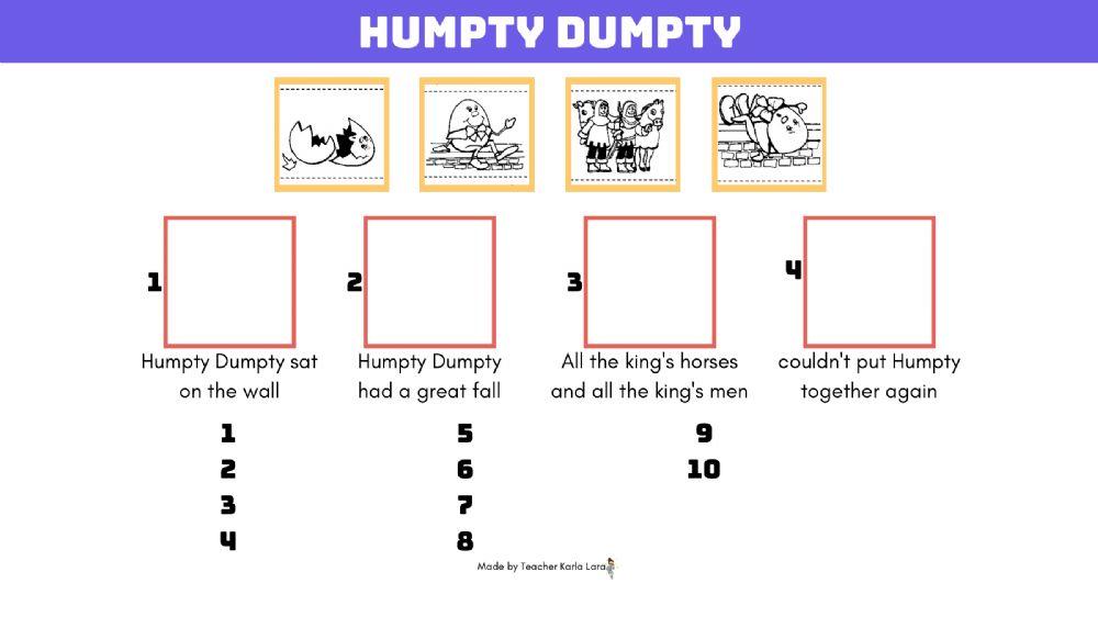 Humpty Dumpty Exercises