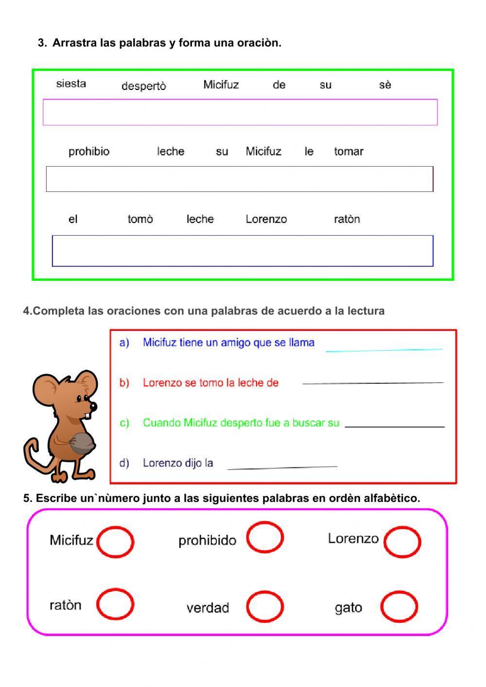 Lectura comprensiva online exercise for ged