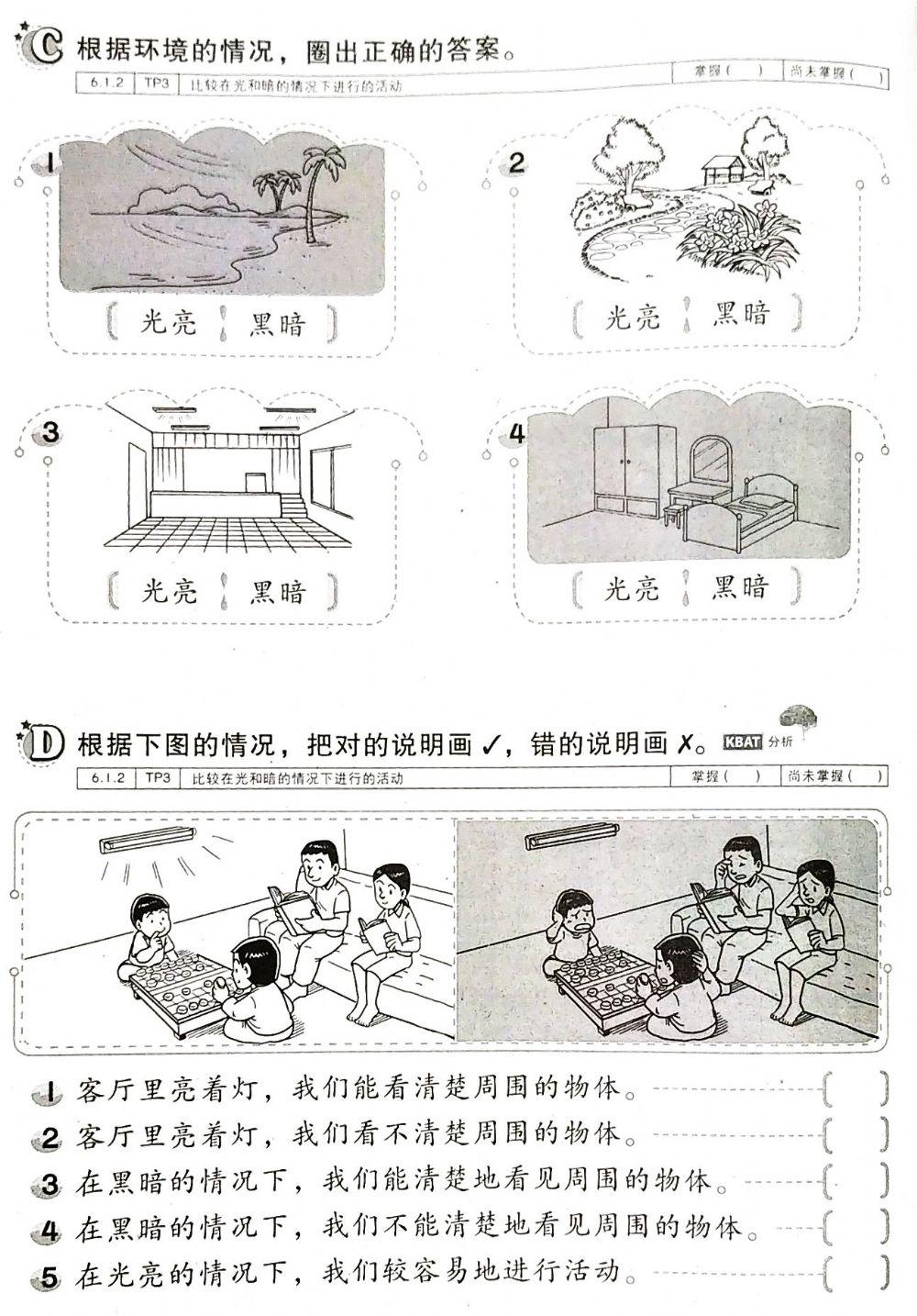 单元六：光和暗