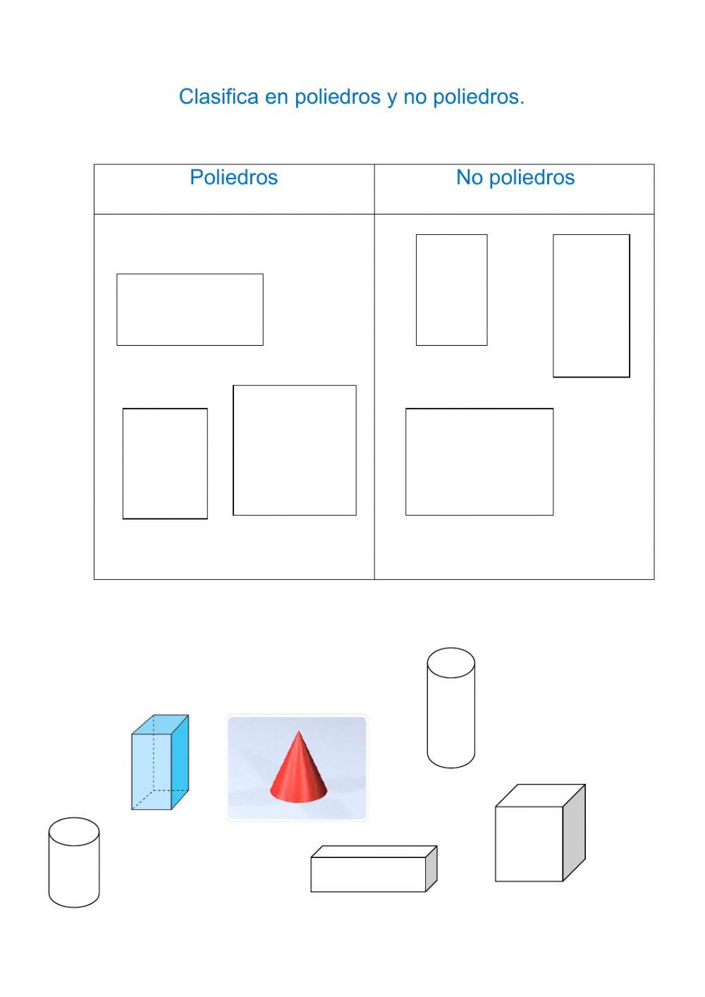 Poliedros, no poliedros