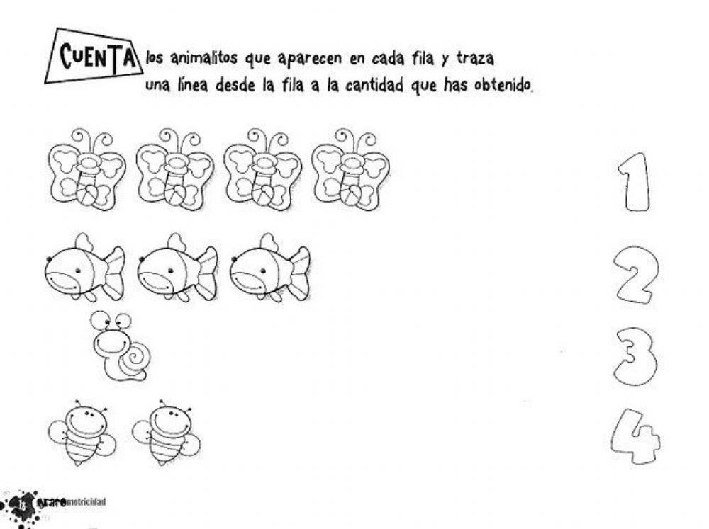 Cada animalito con su numerito