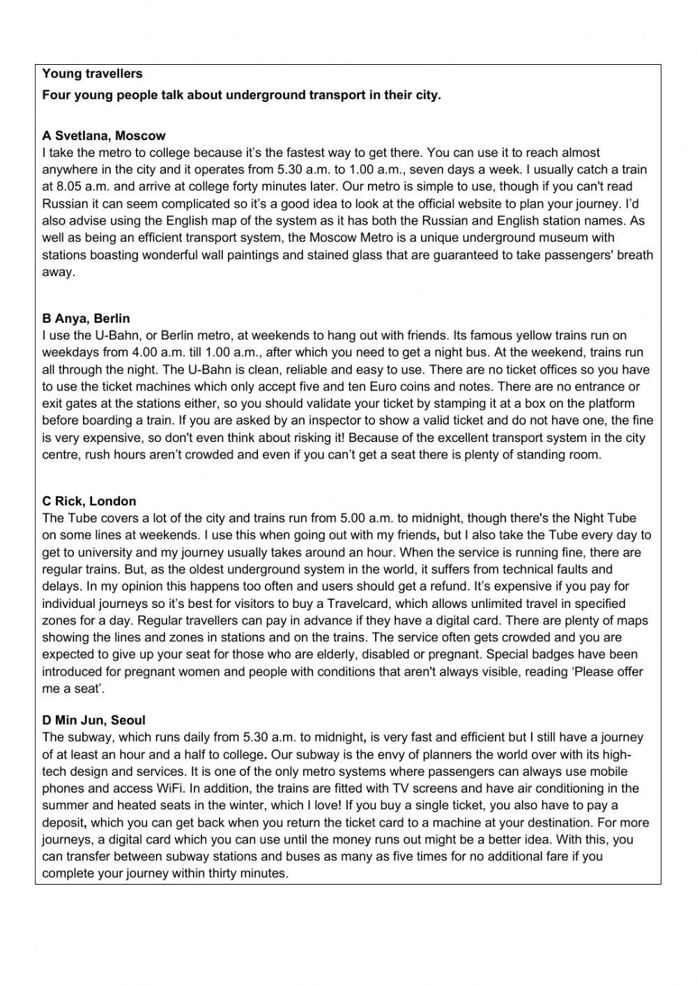 Mid-term Test - First