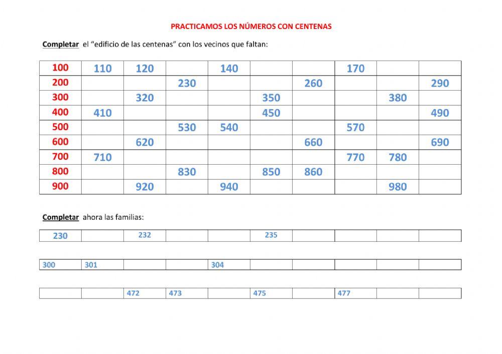 El edificio de las centenas