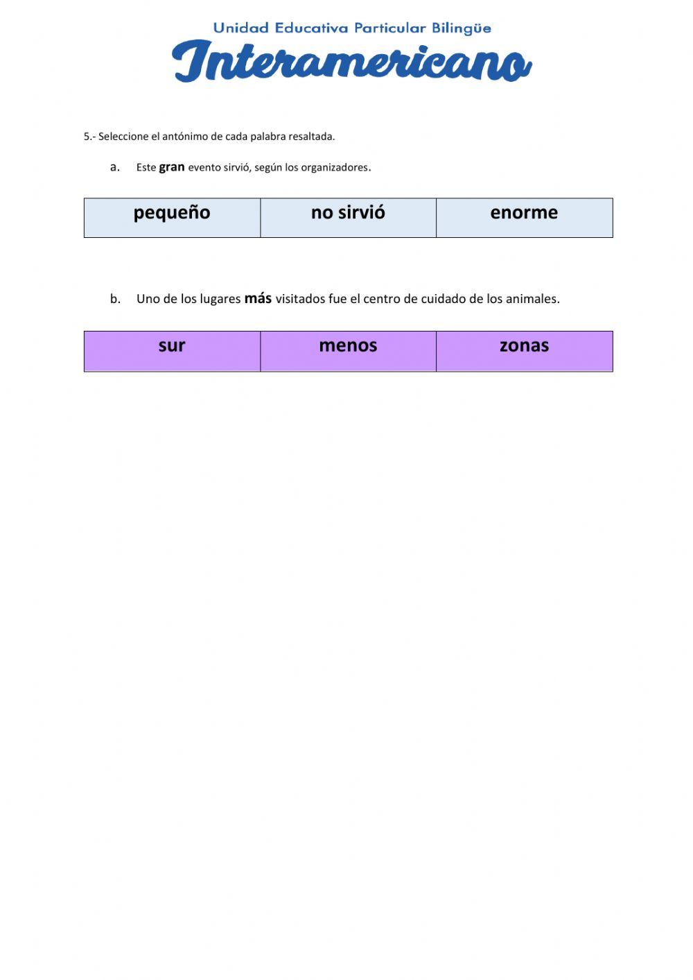 SUMATIVA  VERSION 1 TERCERO A