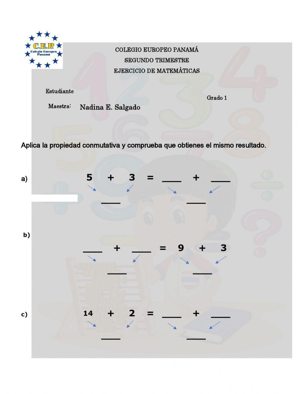 Propiedades de la adición