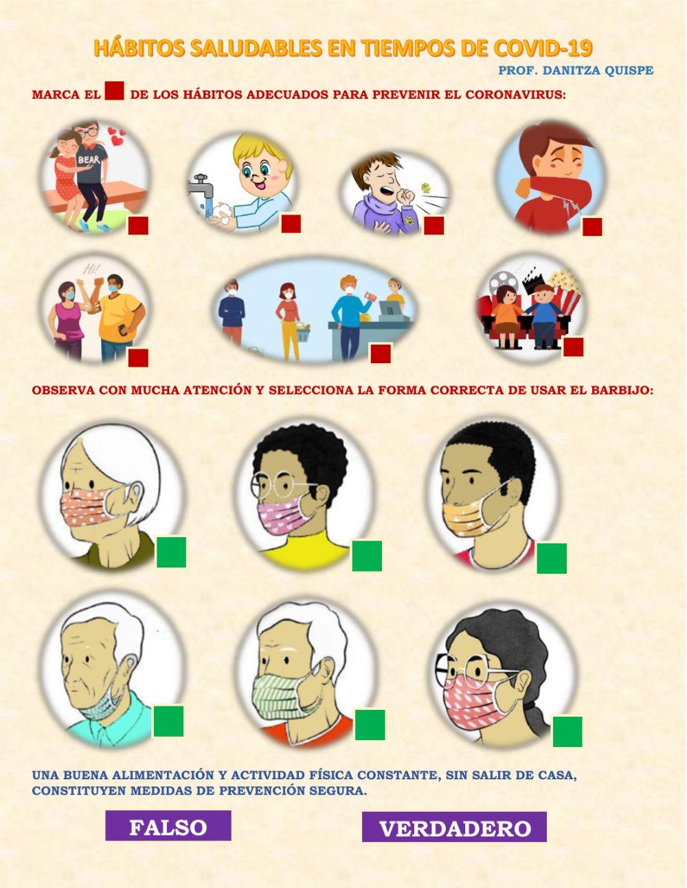 Hábitos saludables en tiempos de covid