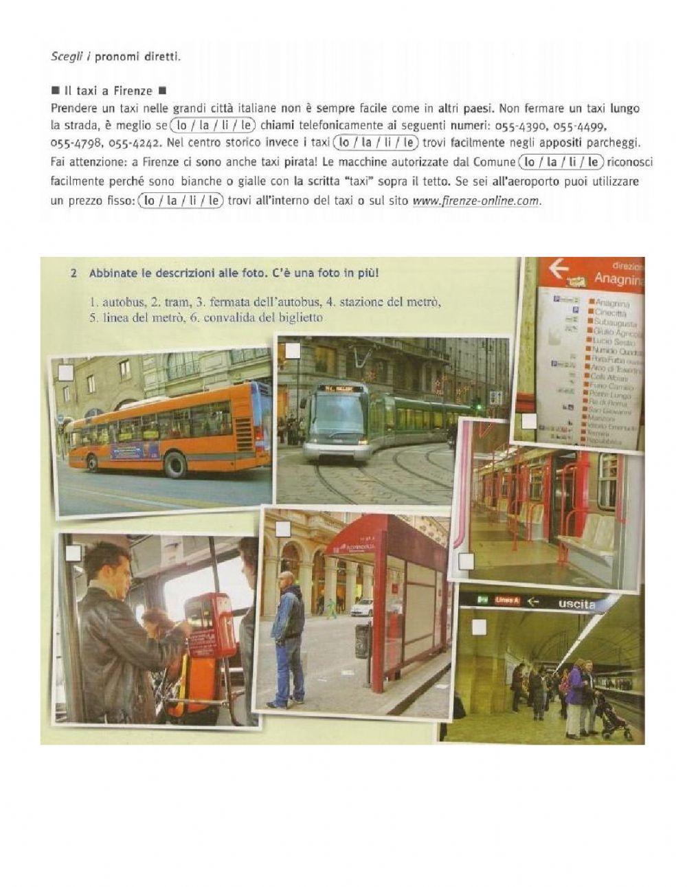 I mezzi di trasporto