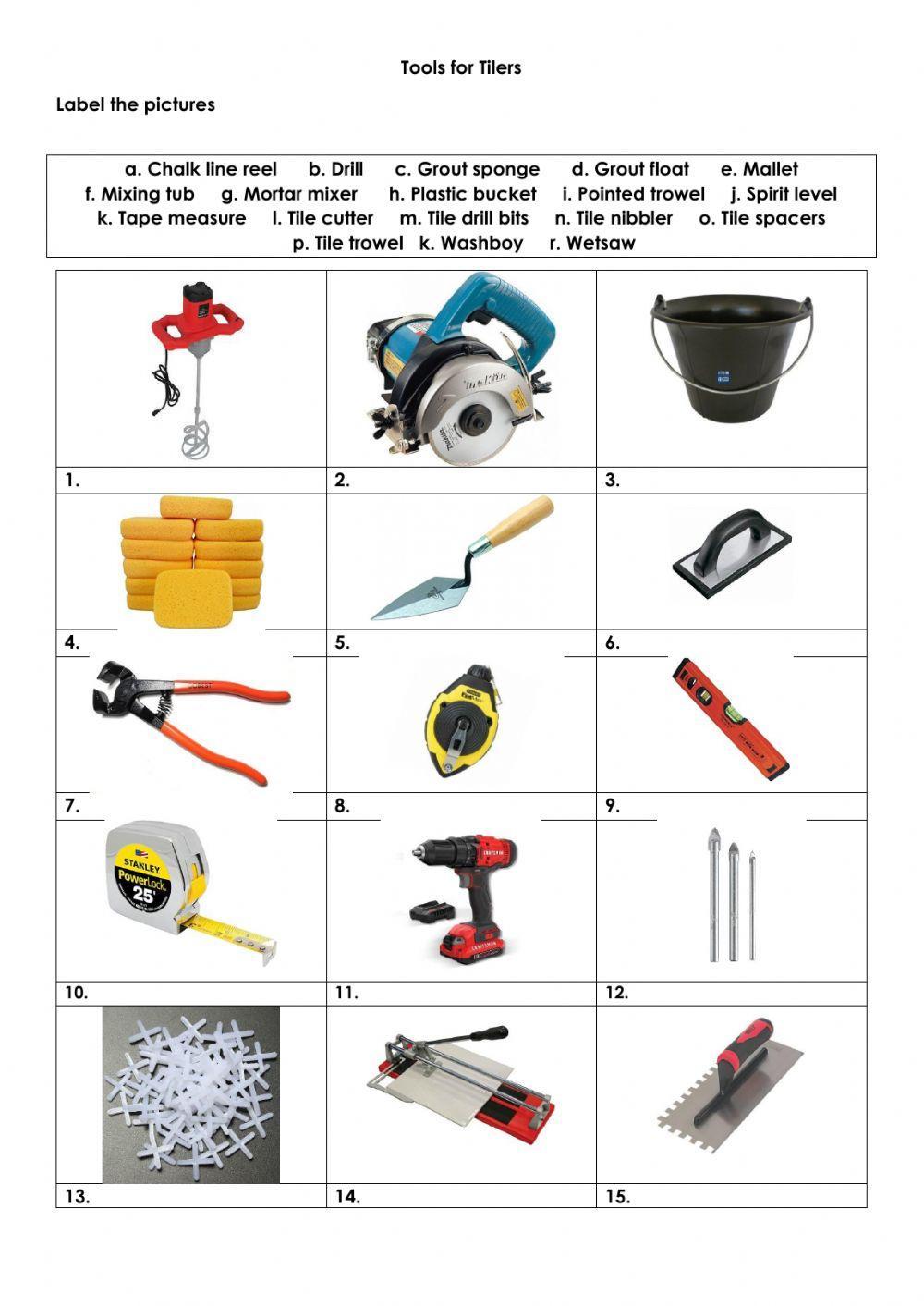 Tools for Tilers
