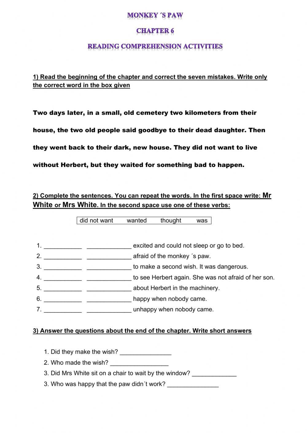 313462 Monkey s Paw Chapter 6 Eleo Rocco