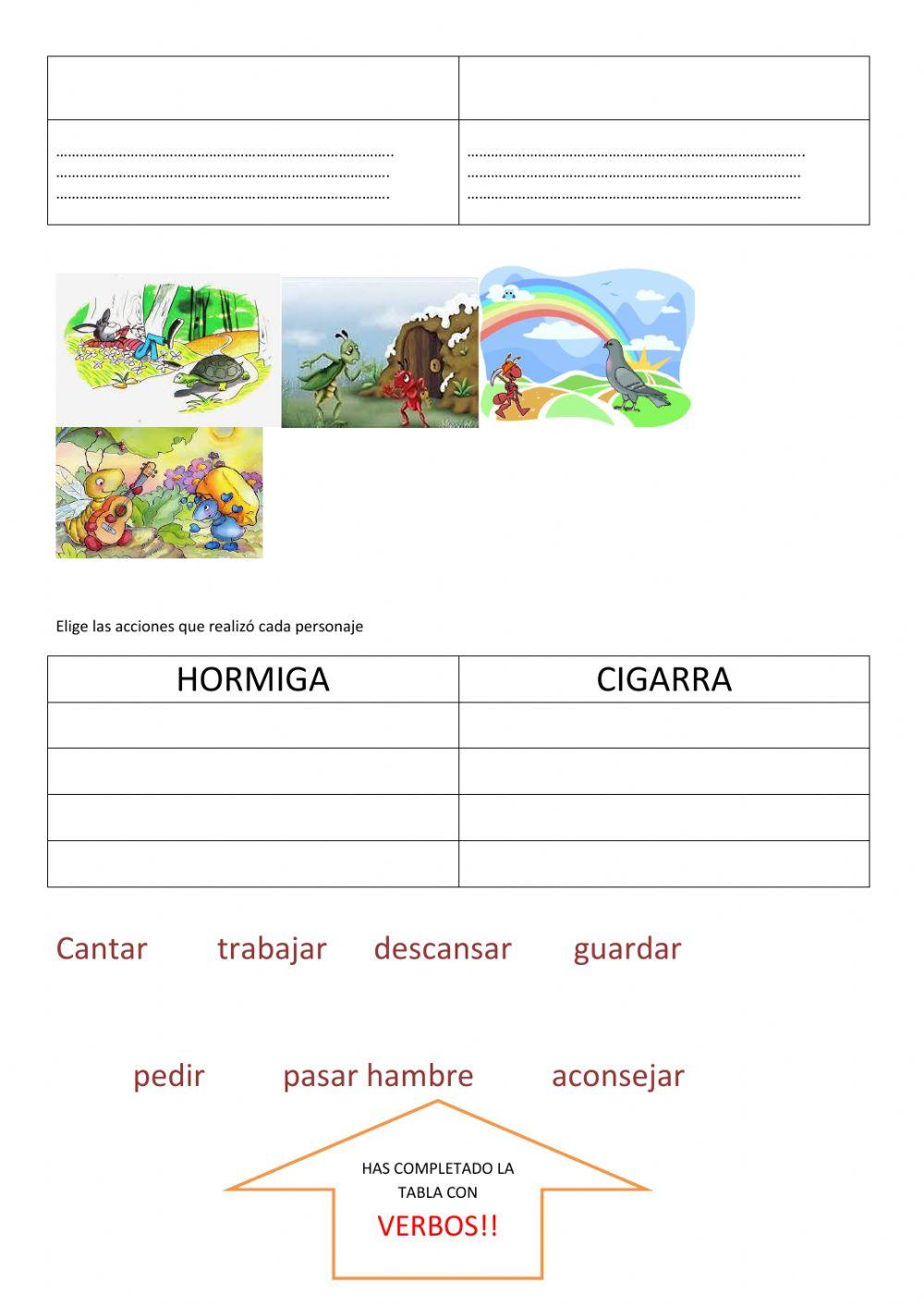 Comprensión lectora ficha 19.3