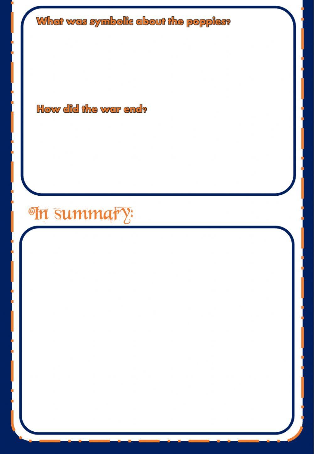 Week 22 - History - The End of WW1