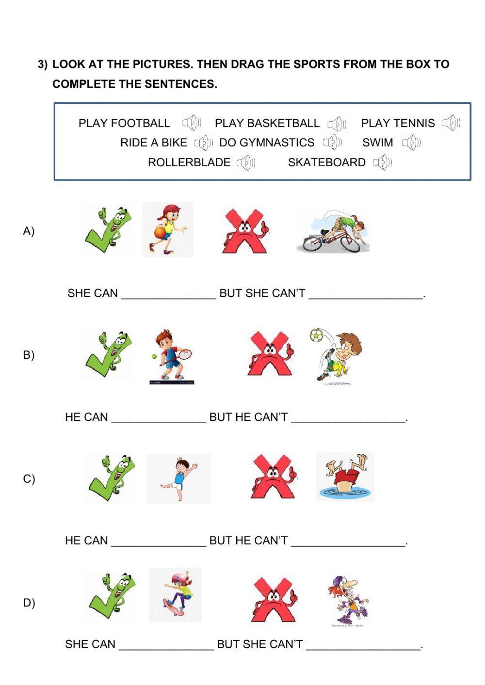 Can you play these sports?