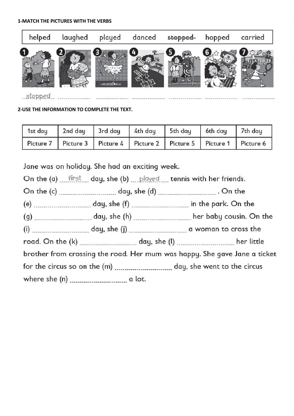 KB4-U4-RegularVerbs&OrdinalNumbers