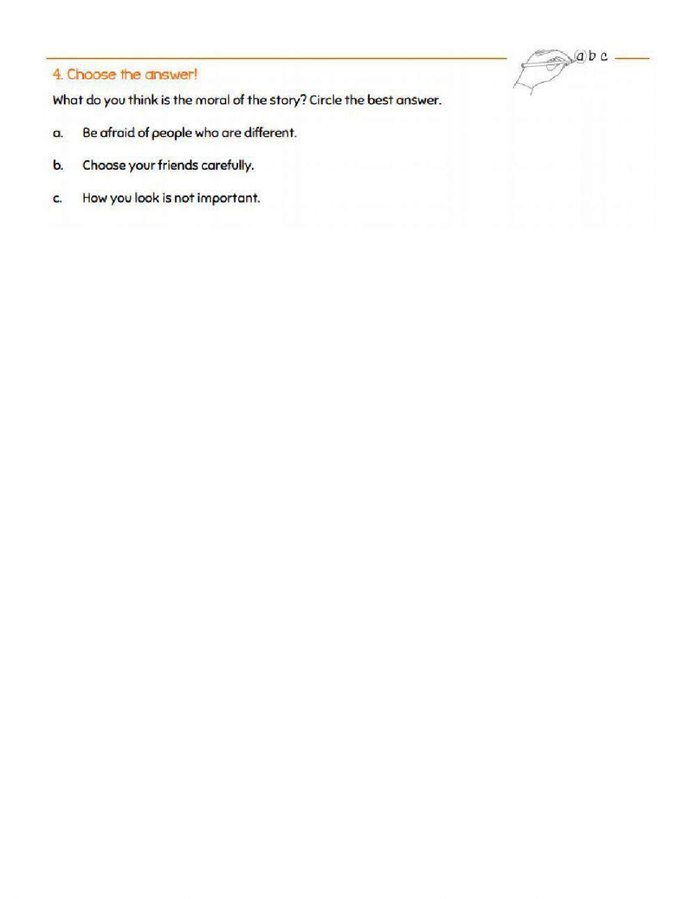 The ugly duckling exercise