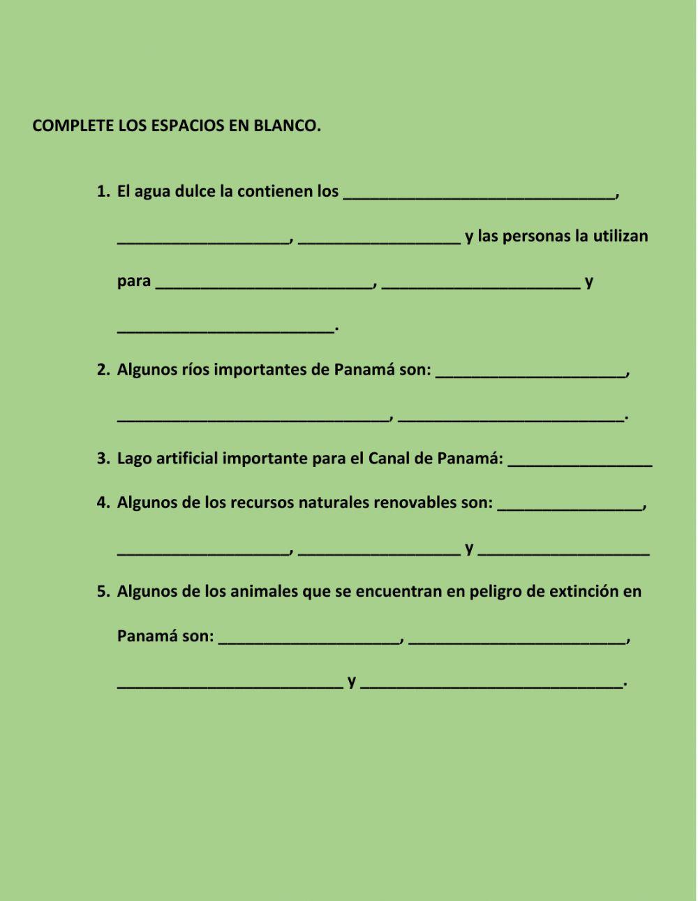 El relieve y los recursos renovables y no renovables.