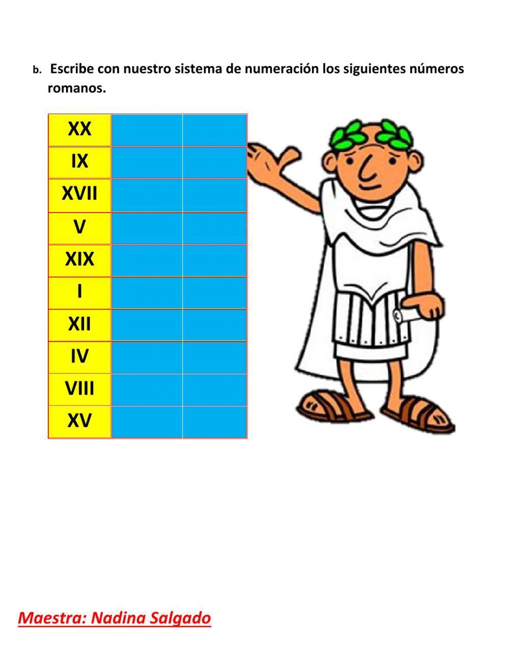 Números Romanos Números Romanos