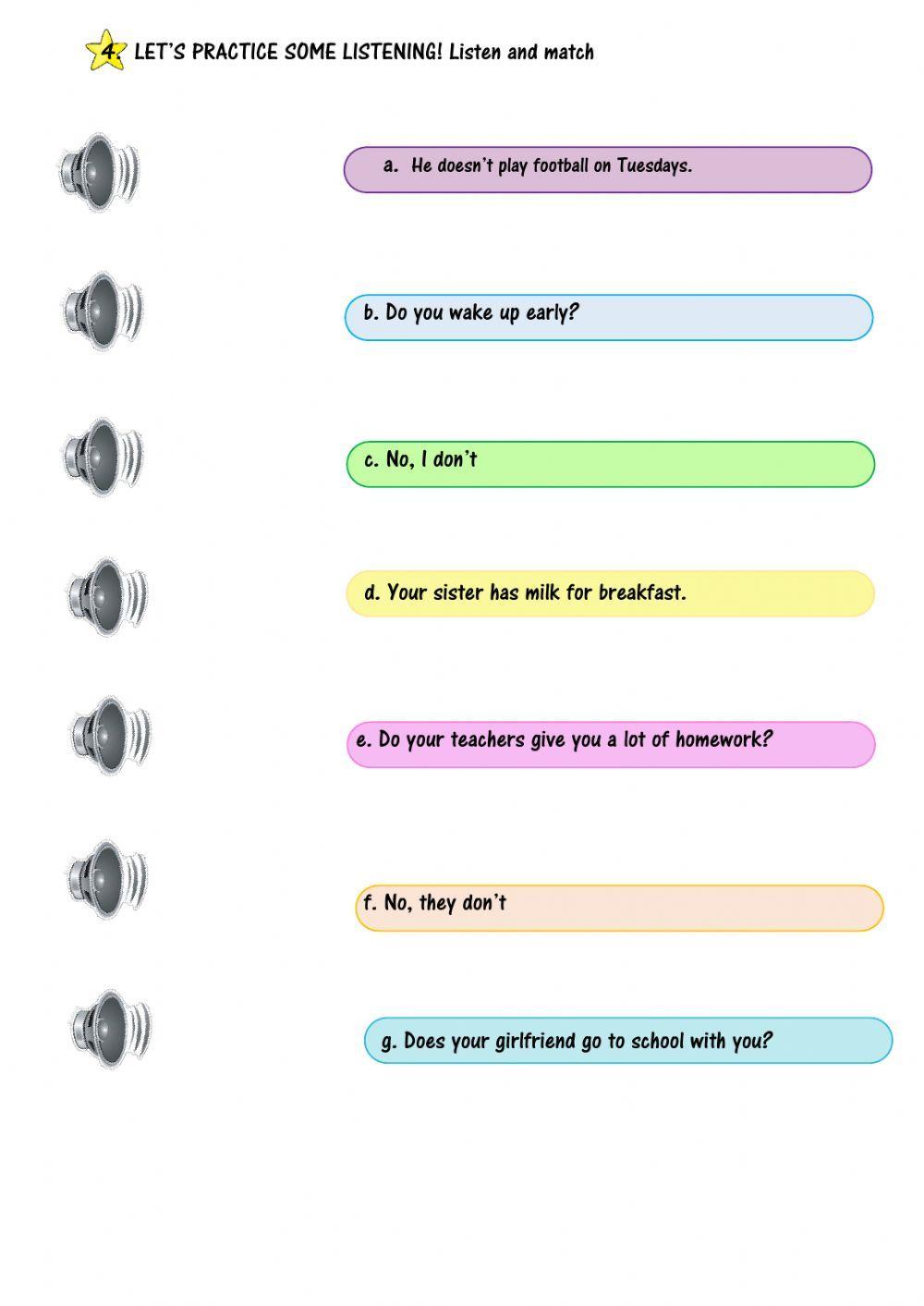 Present simple interrogative