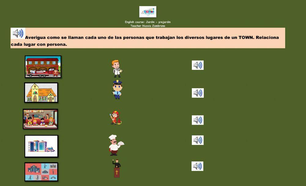 Places in town class