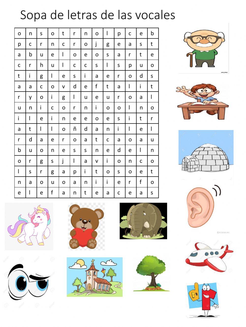 Repaso de las vocales