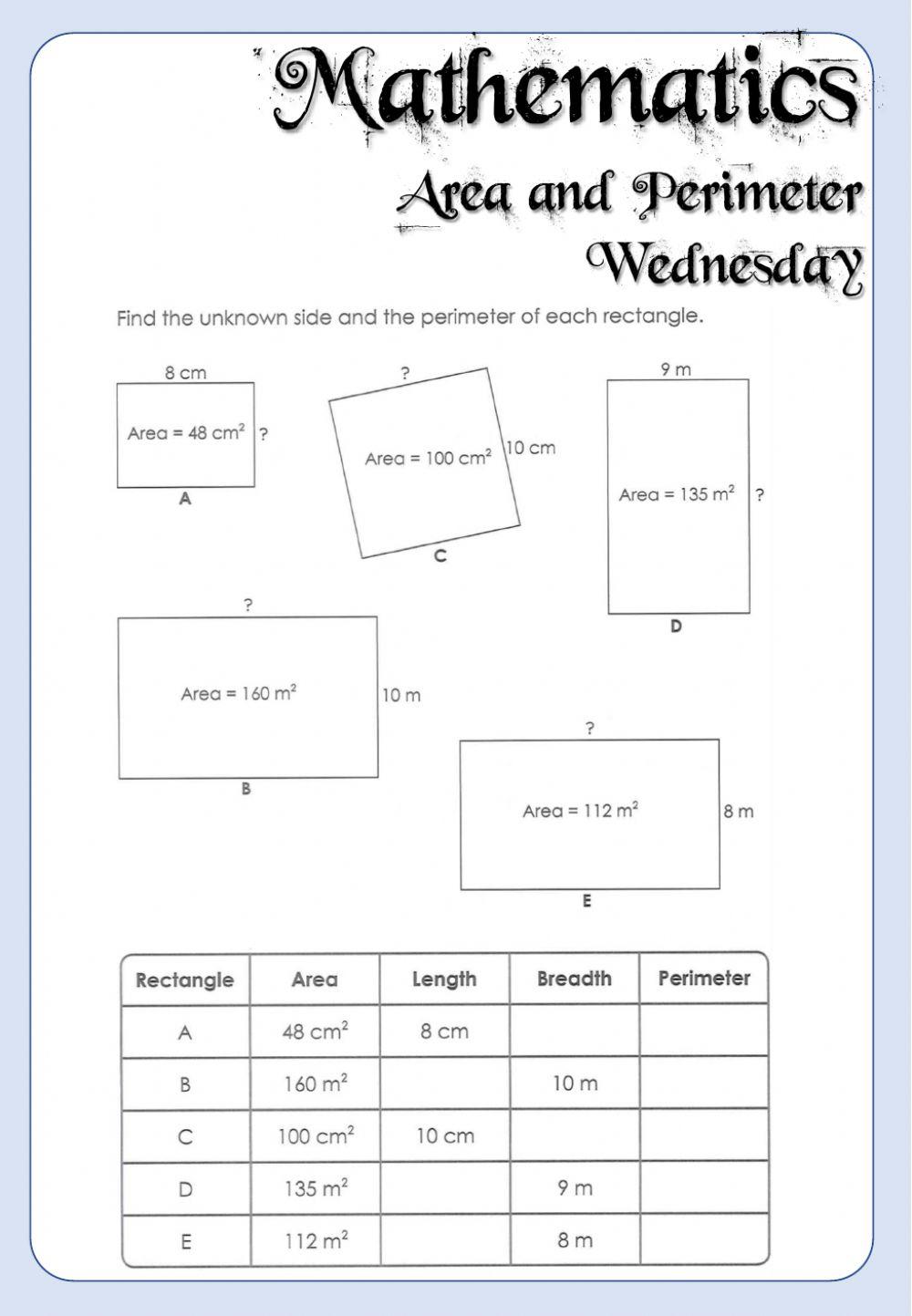 Week 23 - Mathematics - Wednesday 6