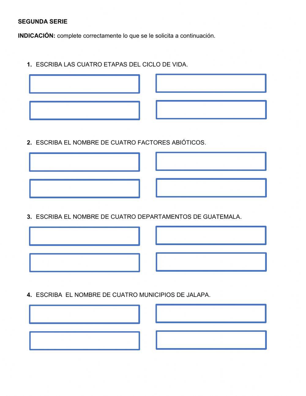 Examen medio social