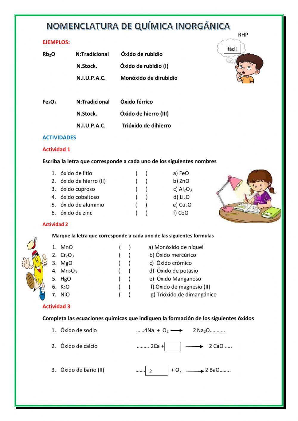 Nomenclatura de química inorgánica