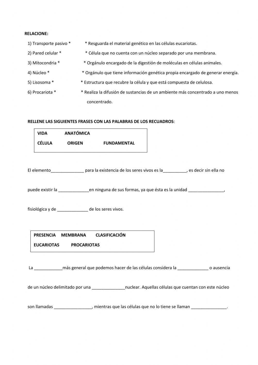 LA CÉLULA UNIDAD DE VIDA