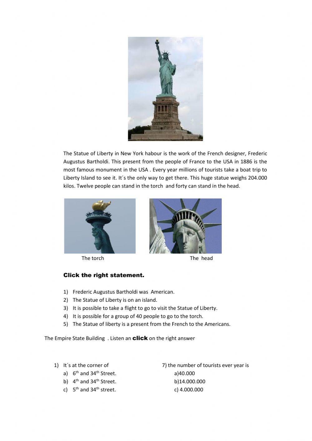 Monuments in the UK and the USA