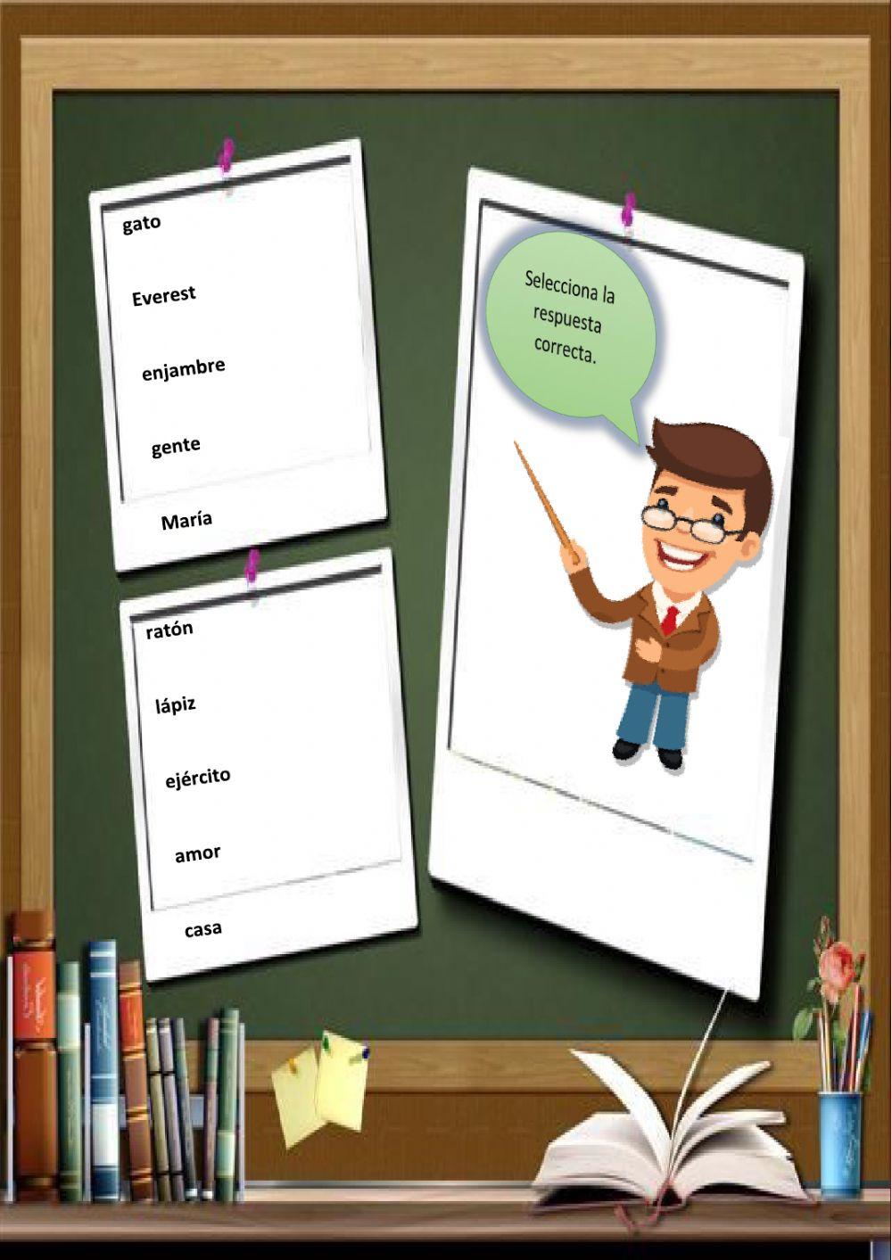 Clases de sustantivos