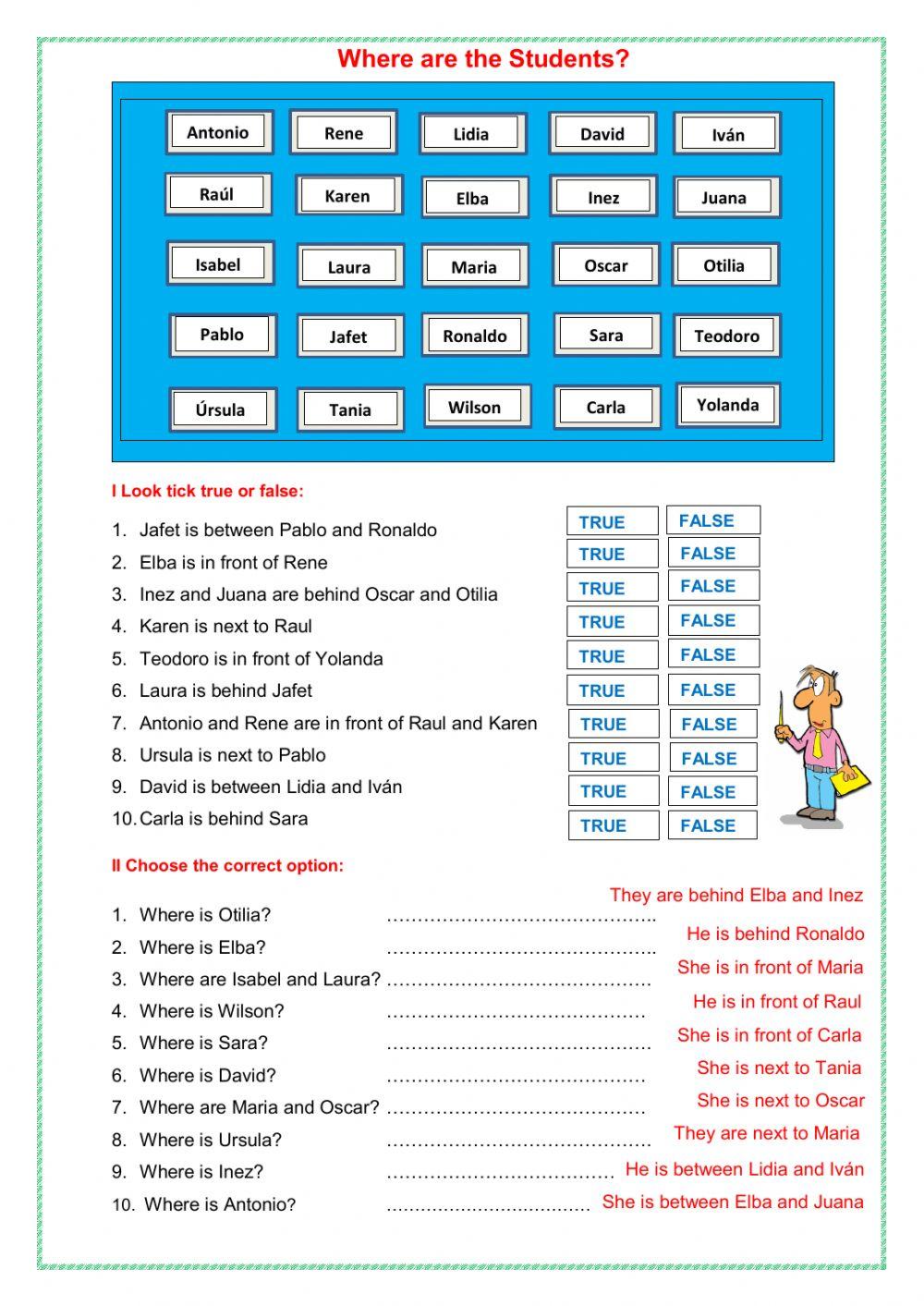 Where are the students?