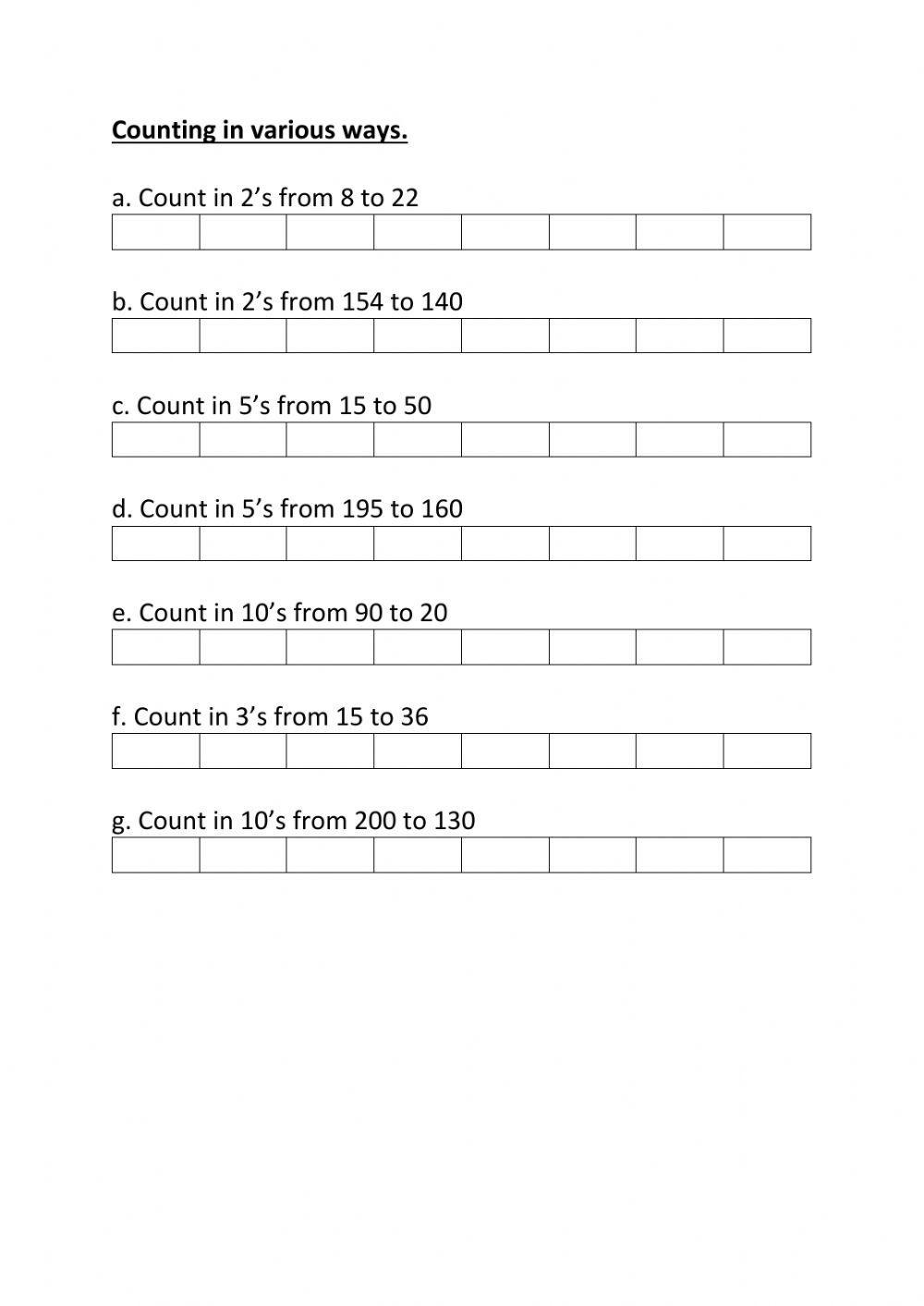 Counting in various ways