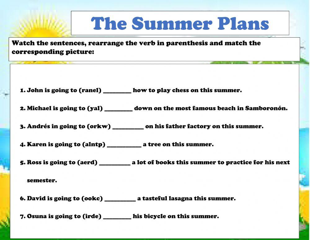 Summer Plans